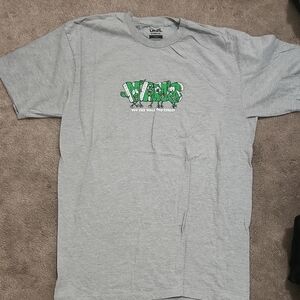 Vans Gray T-Shirt with Green Logo